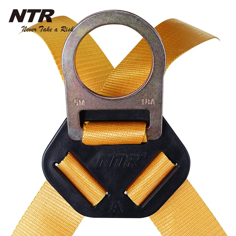 1 D Ring Fall Protection Safety Harness EN361 equipment for fall arrest working at height, NFPHBK01