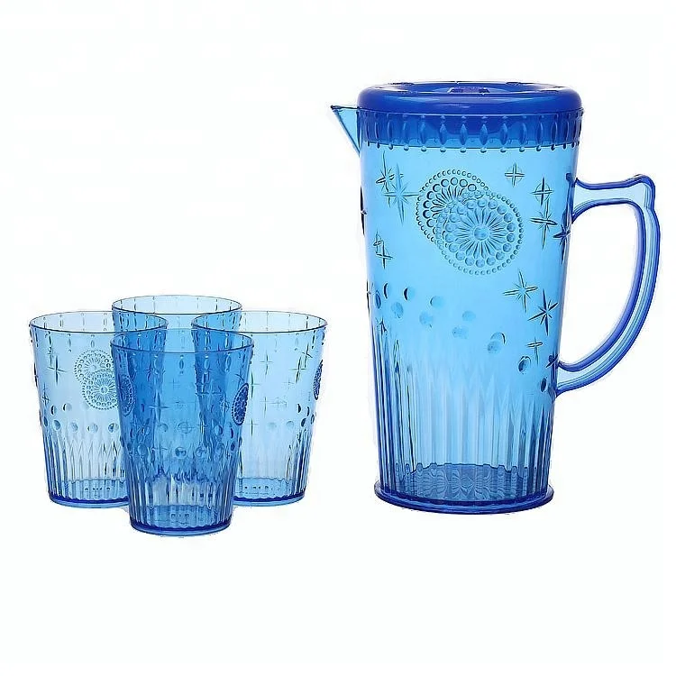 Wholesale Well Blue Drinking Water Cooler Plastic Water Jugs With Lids From China