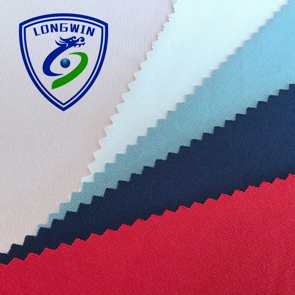 High performance 92% polyester 8%spandex far infrared thermal poly spandex brushed knit fleece fabric for garment