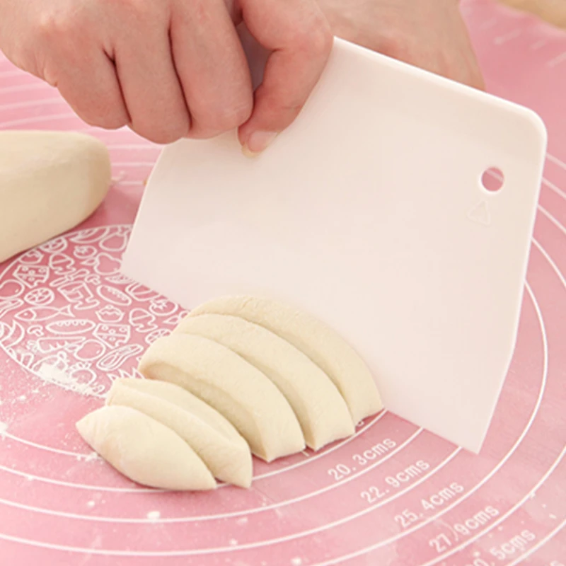 Лидер продаж, пластиковый скребок для теста, скребок для теста, резак для кондитерских изделий, скребок для силиконовой чаши