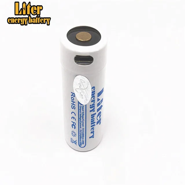 Fast Dispatch 3.7V 1000mAh li-ion rechargeable ICR18350 battery with mirco USB fdual usb diy power bank