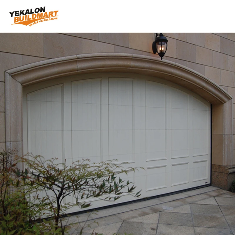 New Hot Sale Wooden Panels Remote Control Garage Door Solid Wood Garage Door