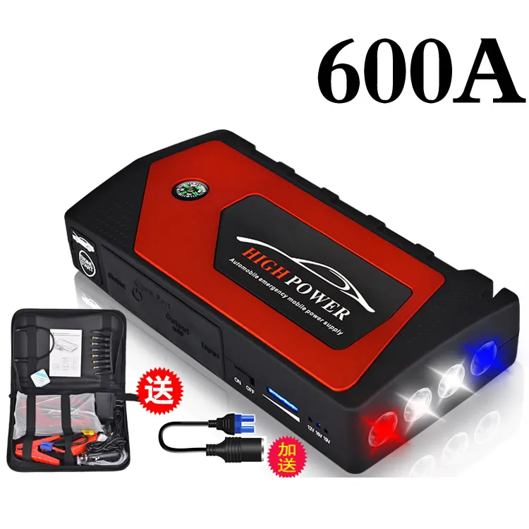 Новый литий-ионный стартер 18000 мАч Автомобильный аварийный внешний аккумулятор 600a Джампер старт