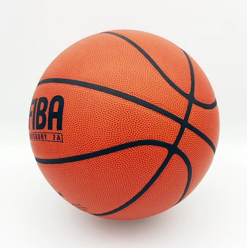 International Basketball Association Approved professional match quality leather molten PU basketball