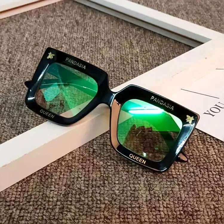 GUVIVI New&CE Made in China Bee Sunglasses square kids Trendy custom sunglasses UV400