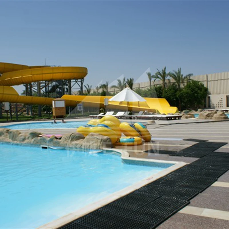 Commercial Huge Toddler Water Slide , Custom Pool Water Slides 4 Lines 6 - 8mm,TUV