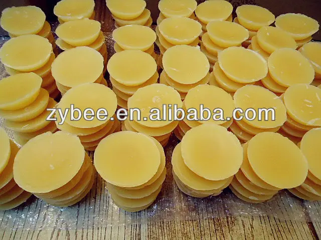 Pure Natural Crude Bee Wax for Edible Cosmetics Candles Foundation Yellow and White Color