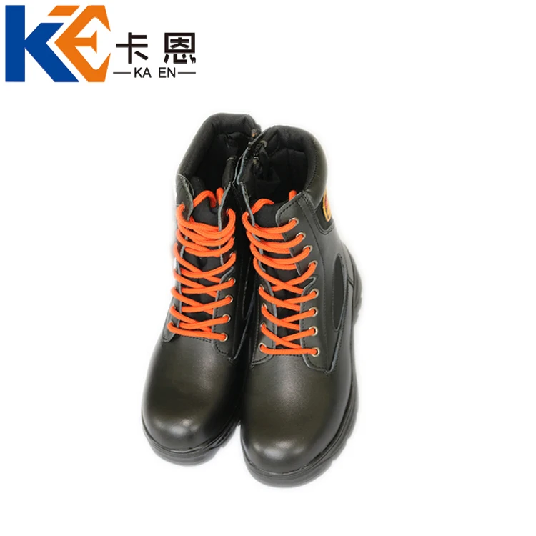 New Style Fireman Rescue Leather Boots For Safety Working