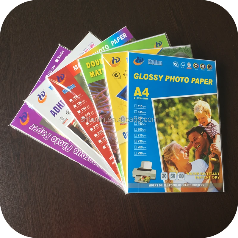Inkjet glossy photo paper / A4 papel / 115g glossy photo papel