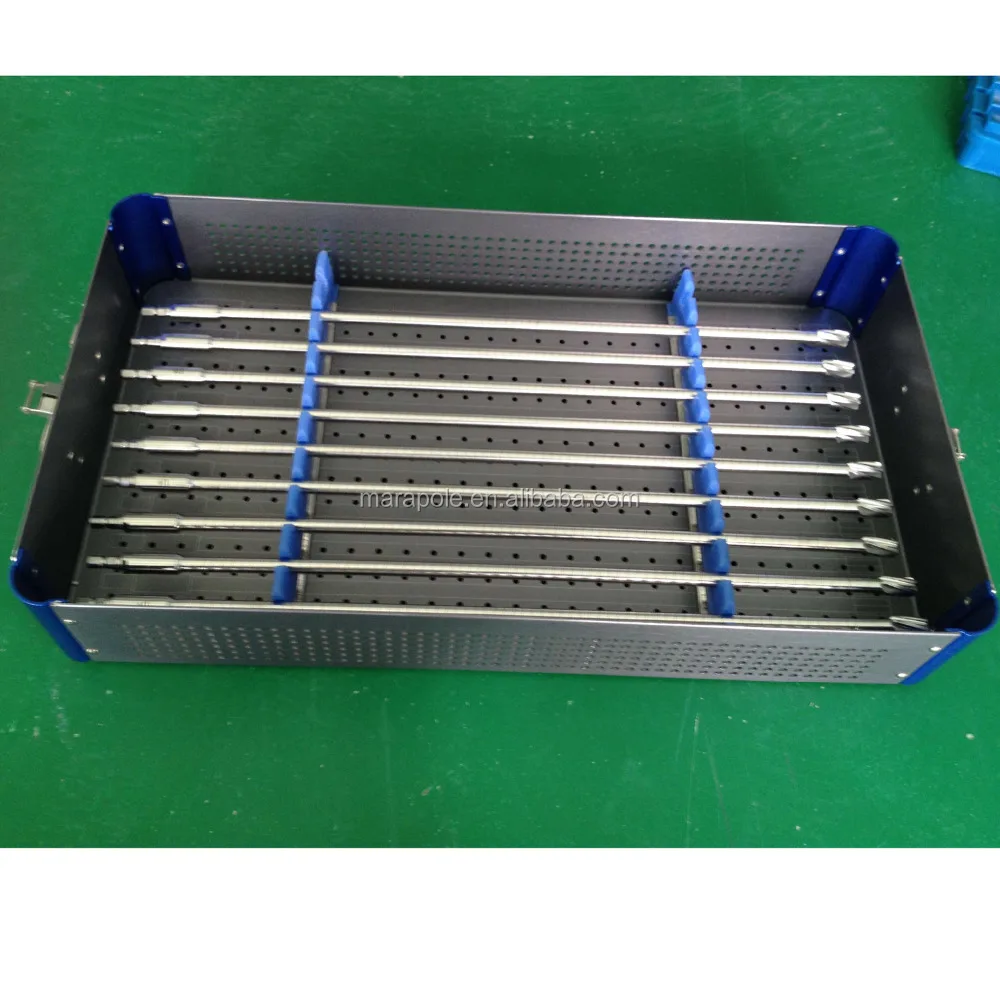 Блокировка больших фрагментов коробка для ортопедических имплантов хирургические инструменты