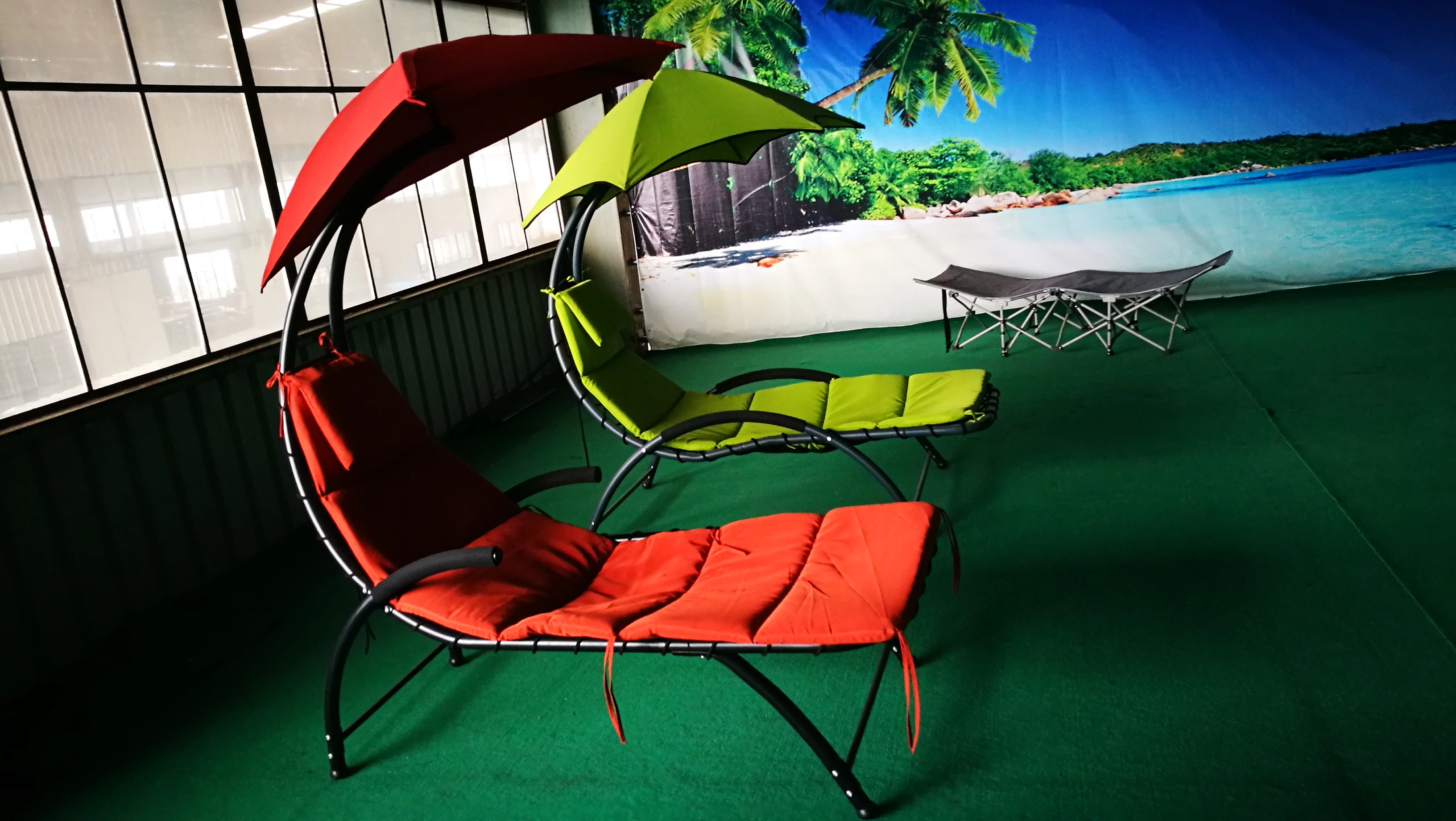 
Sun lounge chair luxury garden hammock lounge chair sun lounge beach bed 