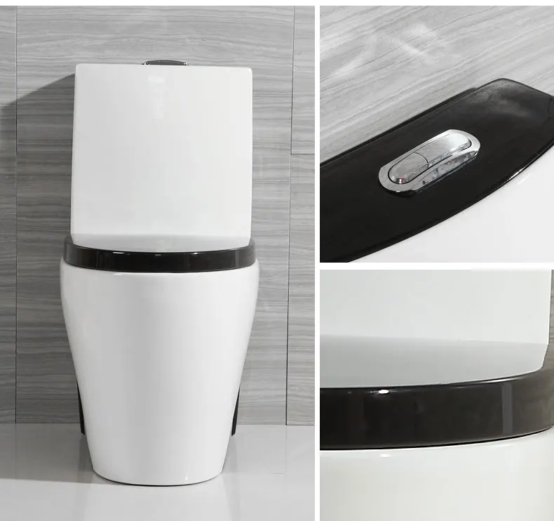 Asian standard  ceramic double siphonic flush colour toilet pedestal pan