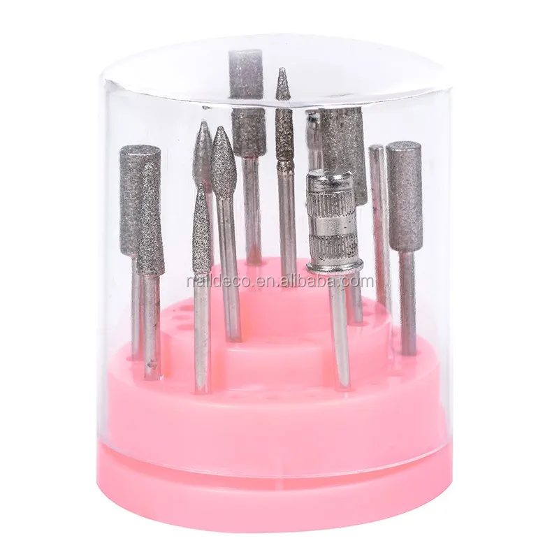 Top Quality Manicure pedicure machine Nail Art nail drill bit Tool Holder Container