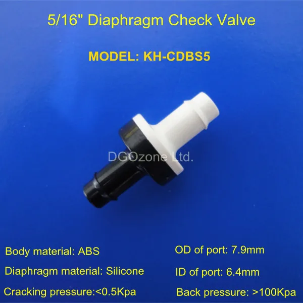 5/16 'односторонний пластиковый воздушный обратный клапан низкая цена обратный клапан