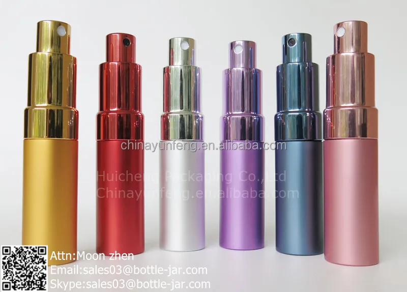 Высококачественный металлический многоразовый парфюмерный распылитель 15 мл