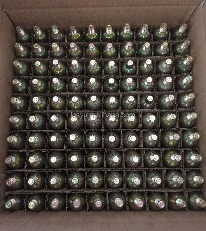 Professional produce disposible liferaft lifeboat co2 gas cartridge 100g110g150g180g190g