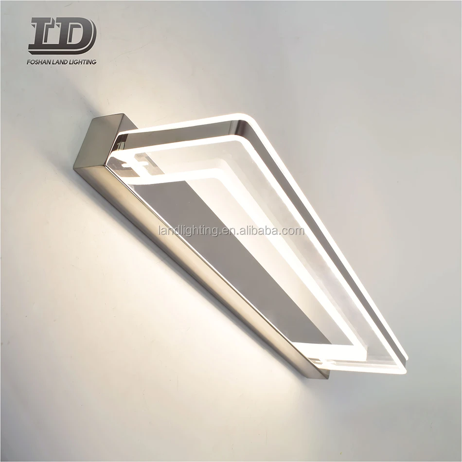 
LED Bathroom Vanity Lighting Fixtures Long Shade stainless steel Bath Mirror Lamps Wall Lights Makeup Mirror front Light 