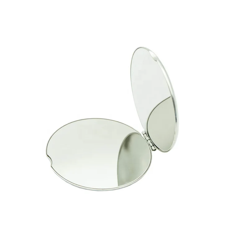 Professional Double-sided Small Handheld Mini Travel Makeup Mirror Custom Logo