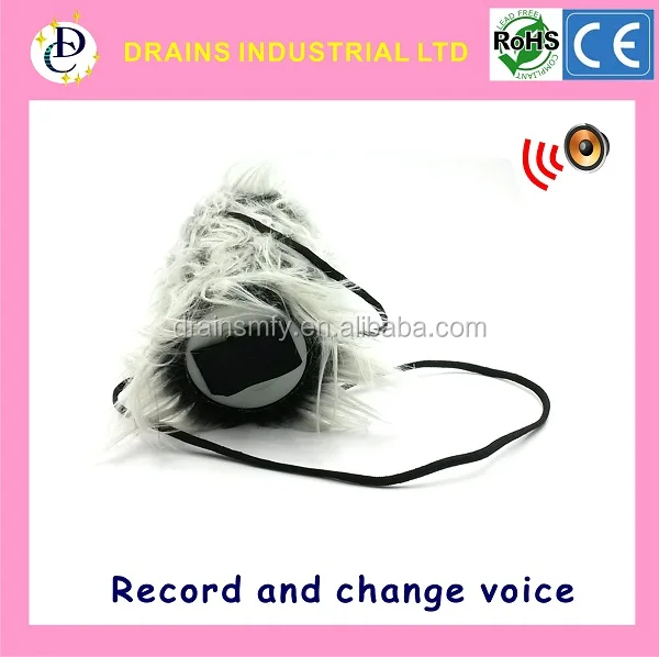 Funny record with voice change plush toys