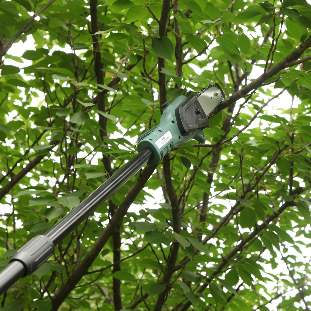 
EAST 18v Cordless hand start small Electric chainsaw and Gardening Tools Guide bar Long Reach Extendable Chainsaw 