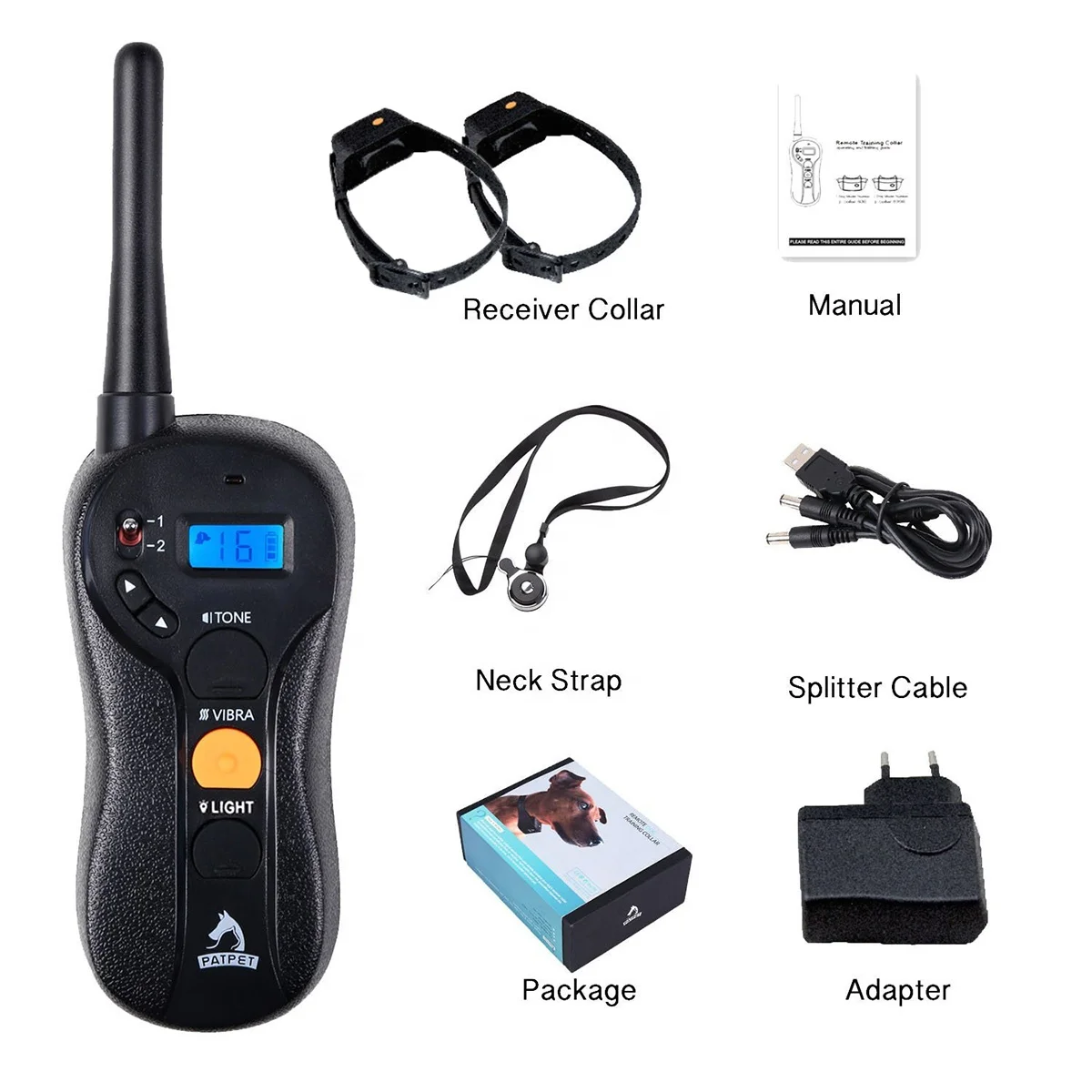 Friendly dog trainer no barking pet protect collar training device without shock