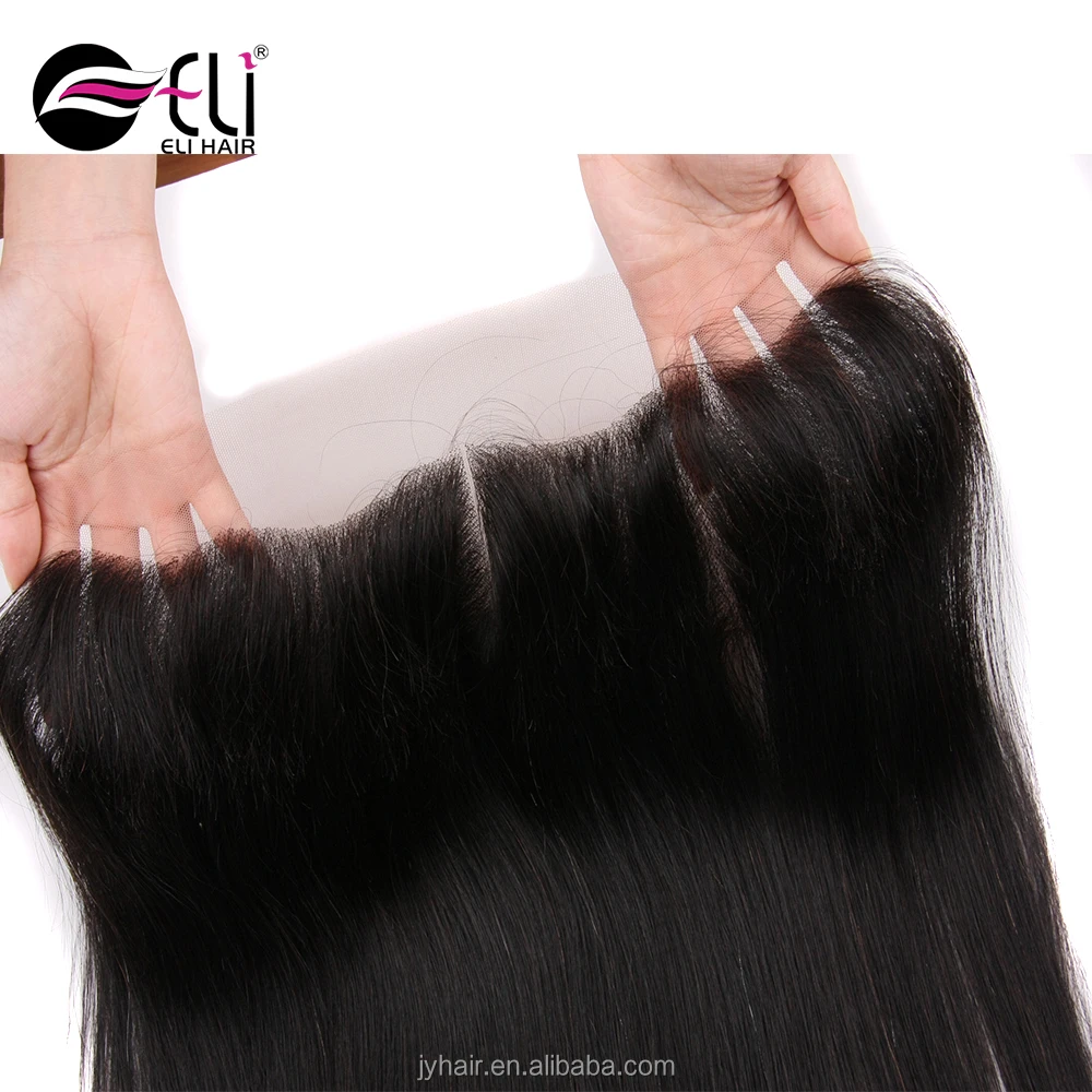 
13*4 Lace Frontal Straight And Bundles Sale Closure Pre Plucked Indian Hair Silk Base Frontal 