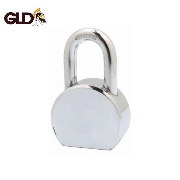 Ожерелье из хромированной стали с полным покрытием, прямоугольный навесной замок