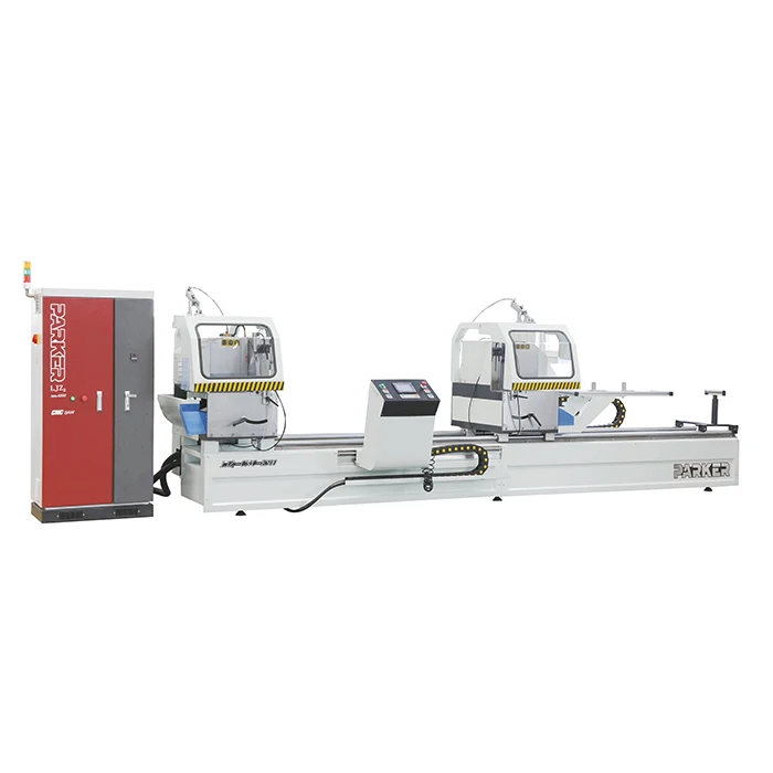 Алюминиевый станок с ЧПУ для резки профиля с двойной головкой, обеспеченный CE, алюминиевый профиль, гибочный станок для оконной дверной рамы, машина для производства 1000