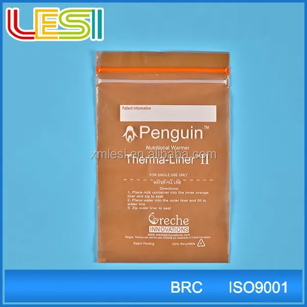 High quality printed battery packaging zip lock poly bag