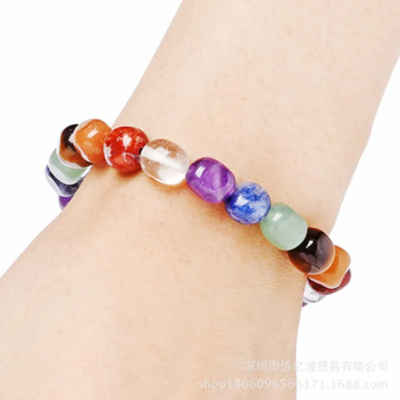 New Style Buddha Beads Natural Reiki Energy Stone 7 Chakras Yoga Bracelet