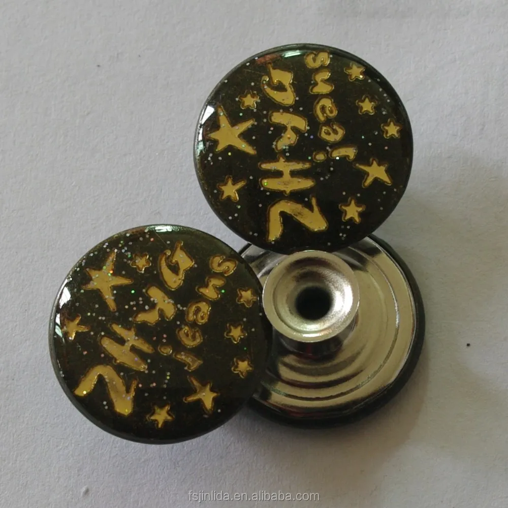 
20mm metal denim button 
