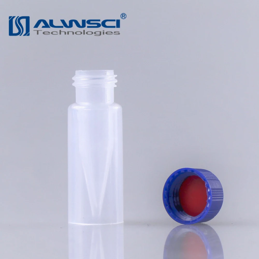 Good seal 2ml plastic sample vials with micro insert inside screw cap PTFE silica gel (1961888905)