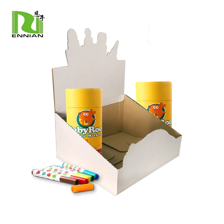 counter display cardboard counter top display for pen