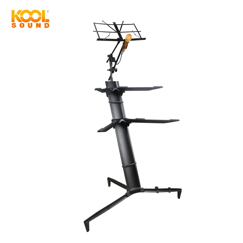 Kool Sound Plane  Black Aluminum Alloy keyboard stand multiple 1M