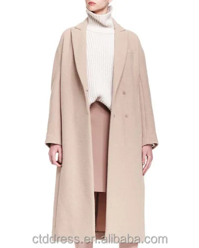 
 2014 высококачественные 100% кашемировые верблюжьи итальянские зимние пальто для женщин  