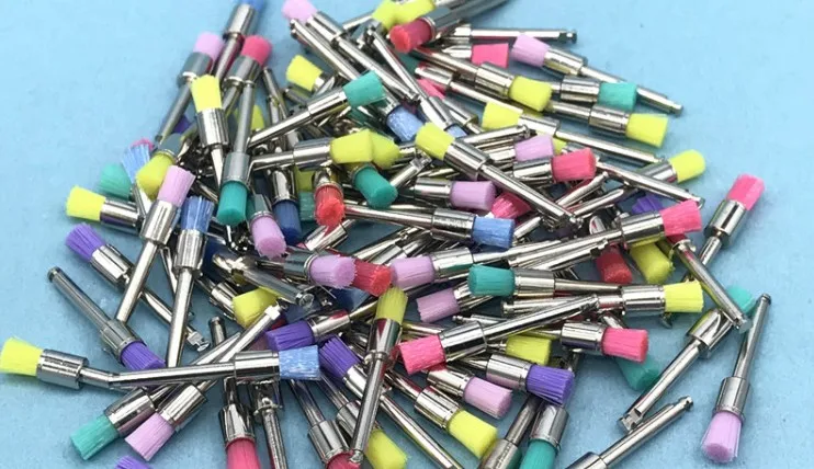 Colorful Dental Polishing Bristle Brushes