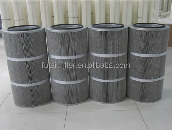custom made nanofiber anti-static dust cartridge filter for sand blasting