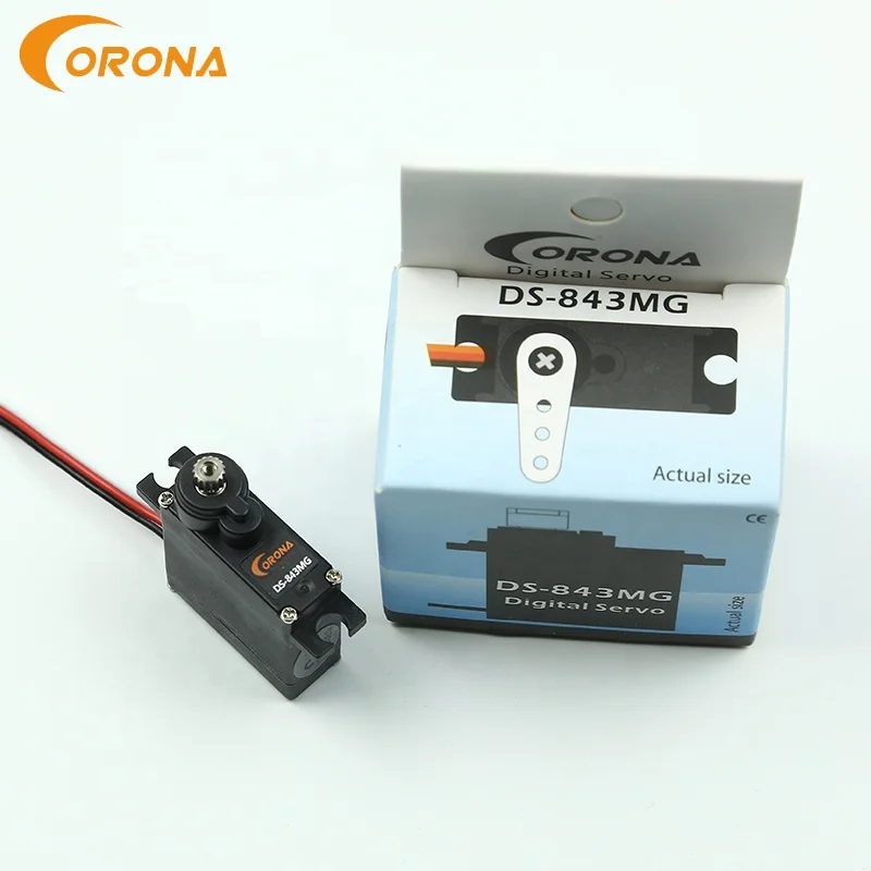 Corona DS843MG 23x9x23mm metal gear digital rc helicopter servo motor