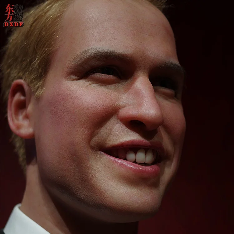 Exhibition Hyper Realistic Life Size British Royal Silicone Wax Figurine