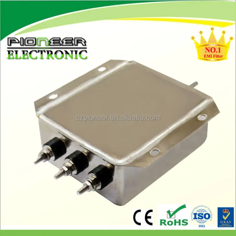 20A 250V/440V Three Phase noise passive line filter for inverter converter