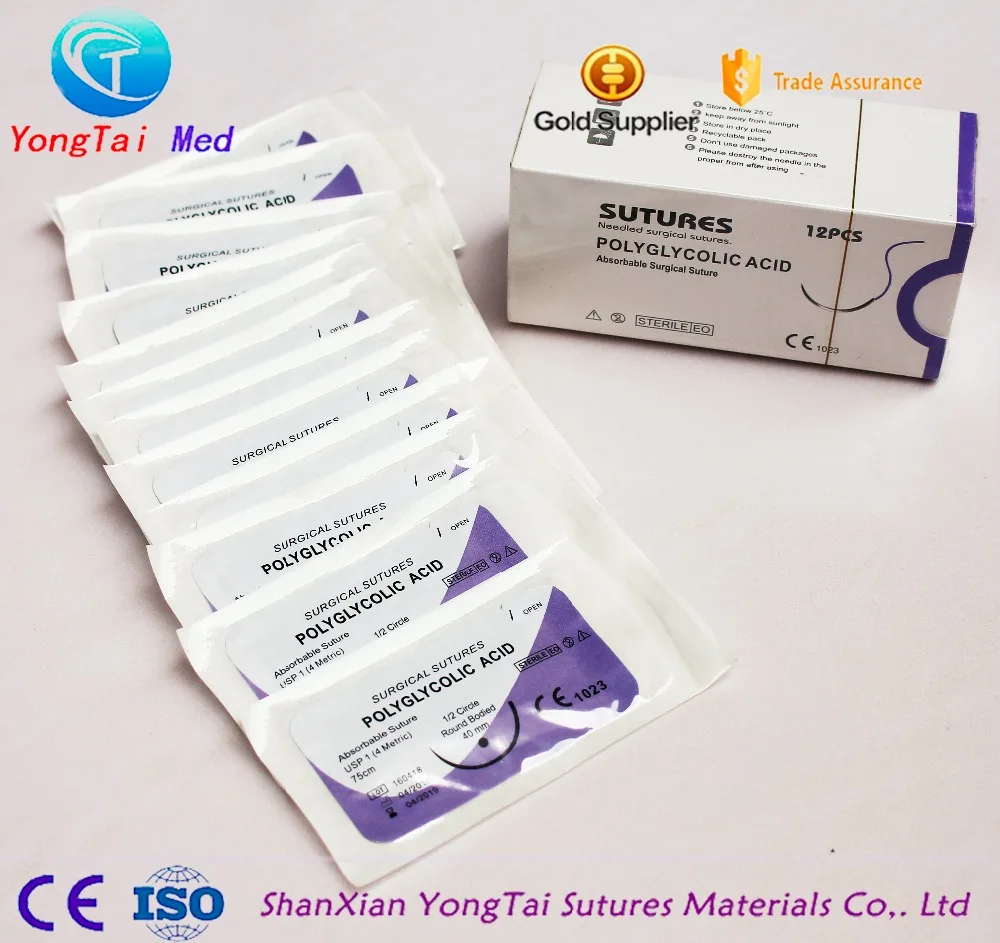 
Brand new surgical suture equipment sterile suture pack with high quality 