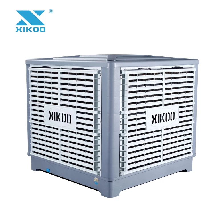 На крыше осевой испарительный охладитель воздуха блок