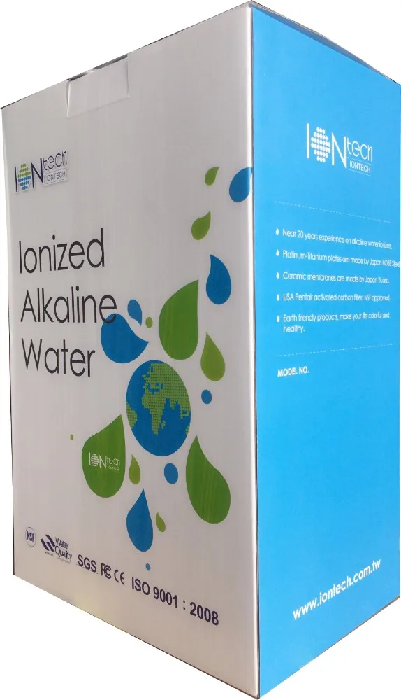 
IT-589 Iontech alkaline ionizer hydrogen drinking water machine 