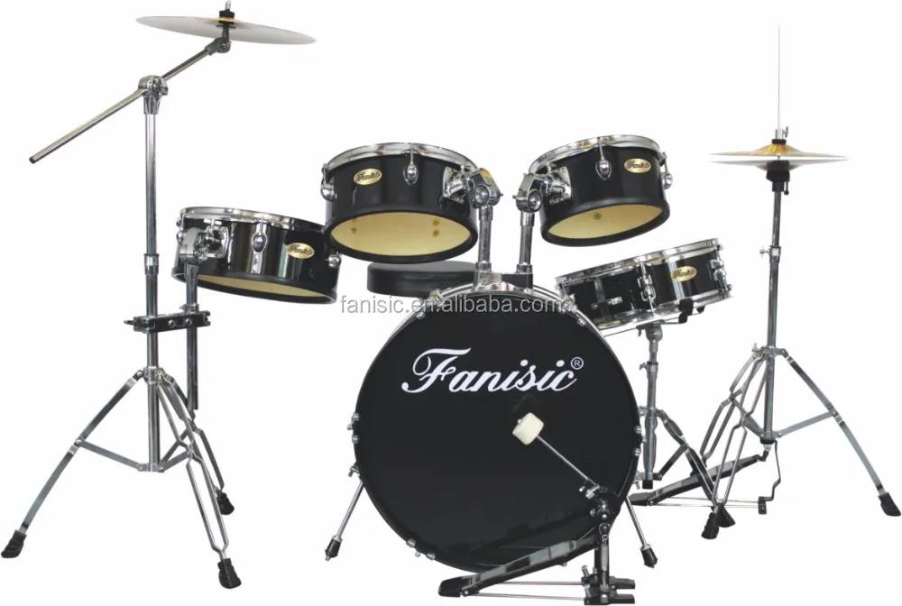 5pcs drum set,drum kit for practising, practice drum set