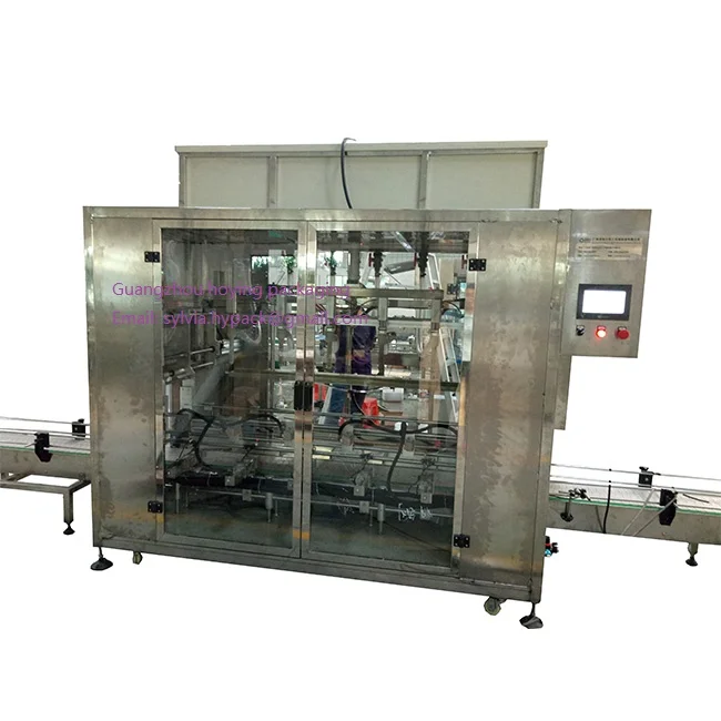 Hot selling 4,6 nozzles 25 litres packing machine jerry can anti corrosion filling machine for liquids