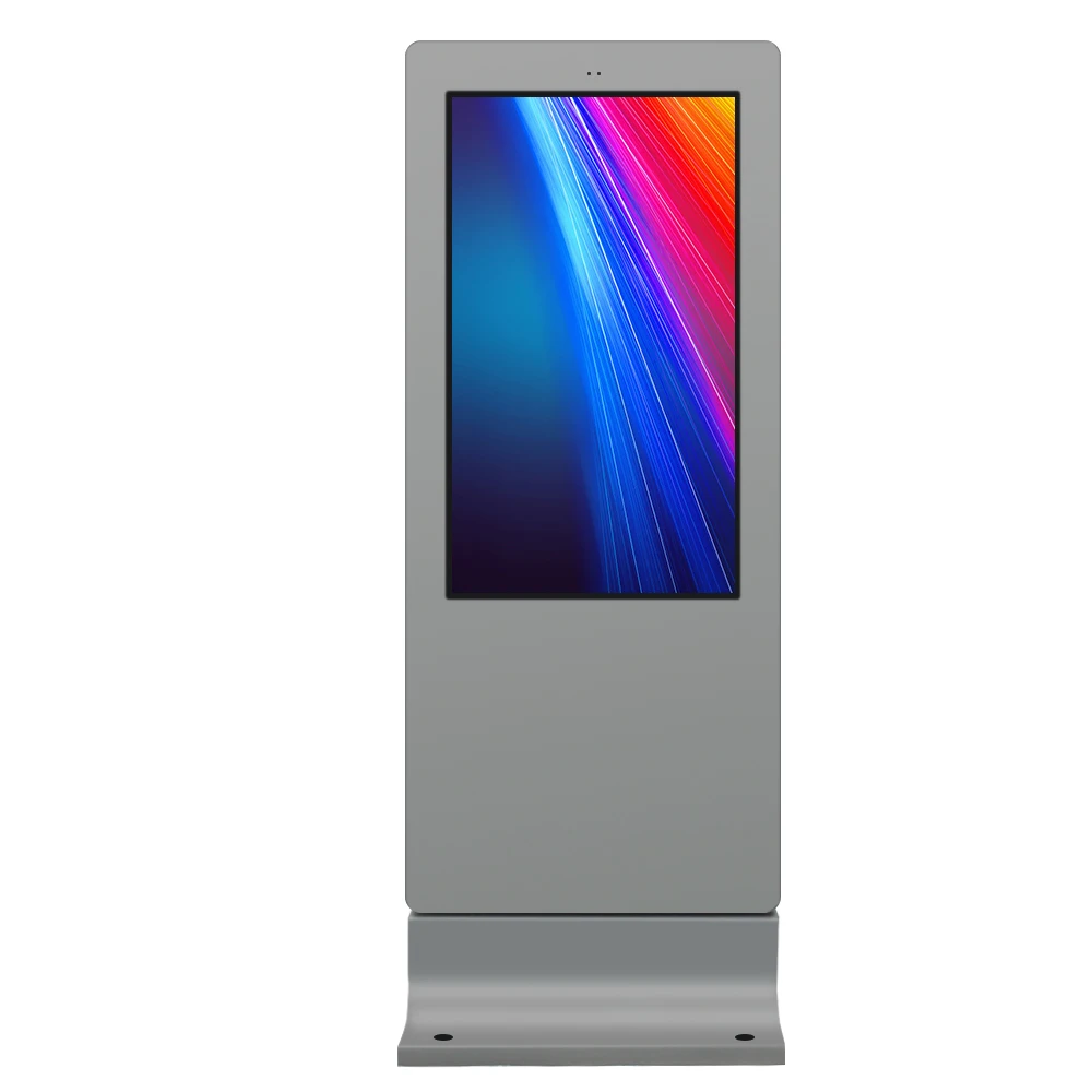 49 inch outdoor lcd advertising player waterproof outdoor digital signage floor stand lcd touch screen advertising