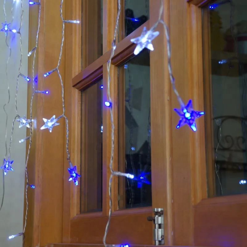 Rain Drop LED Falling Icicle Dripping String Lights for Christmas