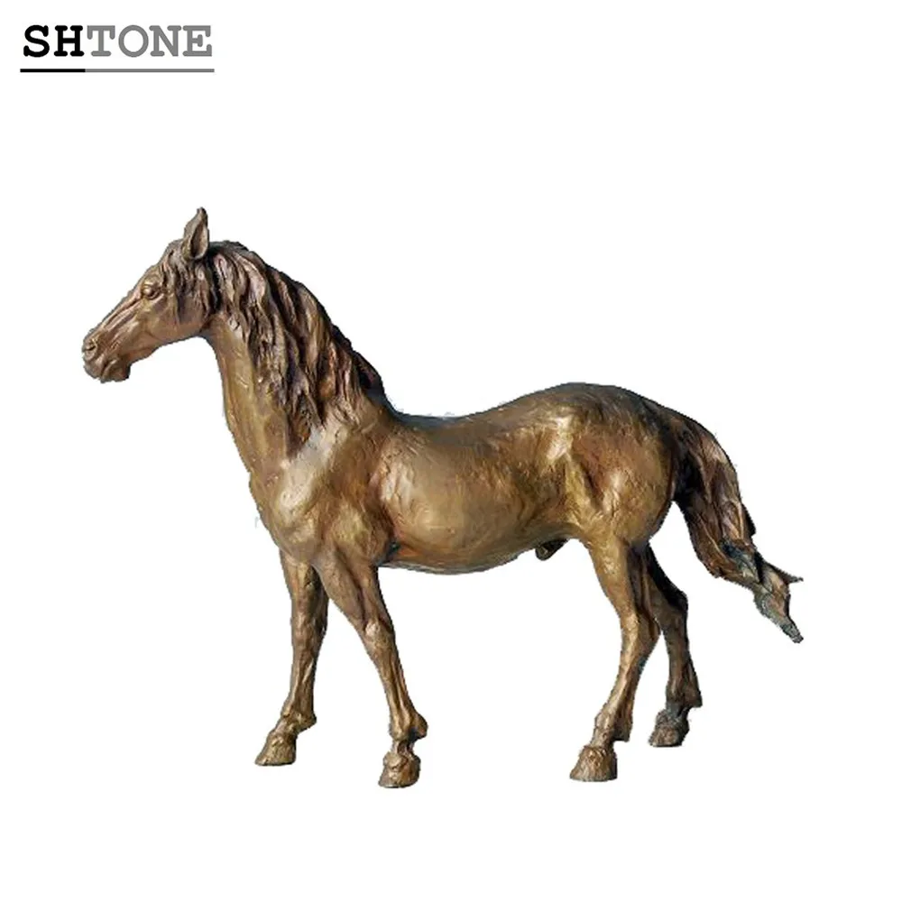 SHTONE Animal Sculptures TPAL-004 Horse Bronze Statues Art Classic Home Deco
