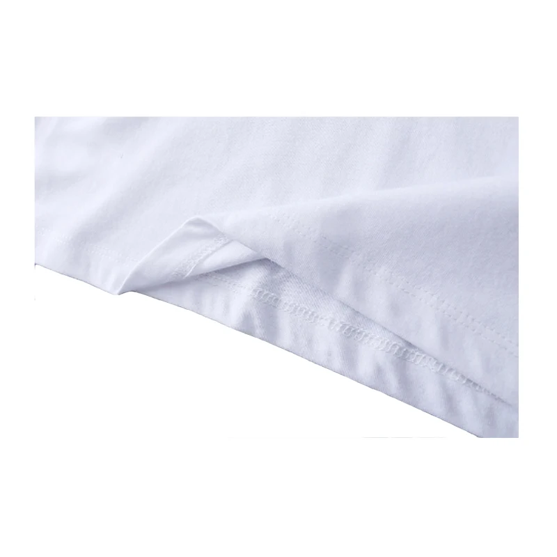 
30% Polyester 70% Cotton High Quality Plain 130 Gsm T-shirt Hot Selling Free Printing 