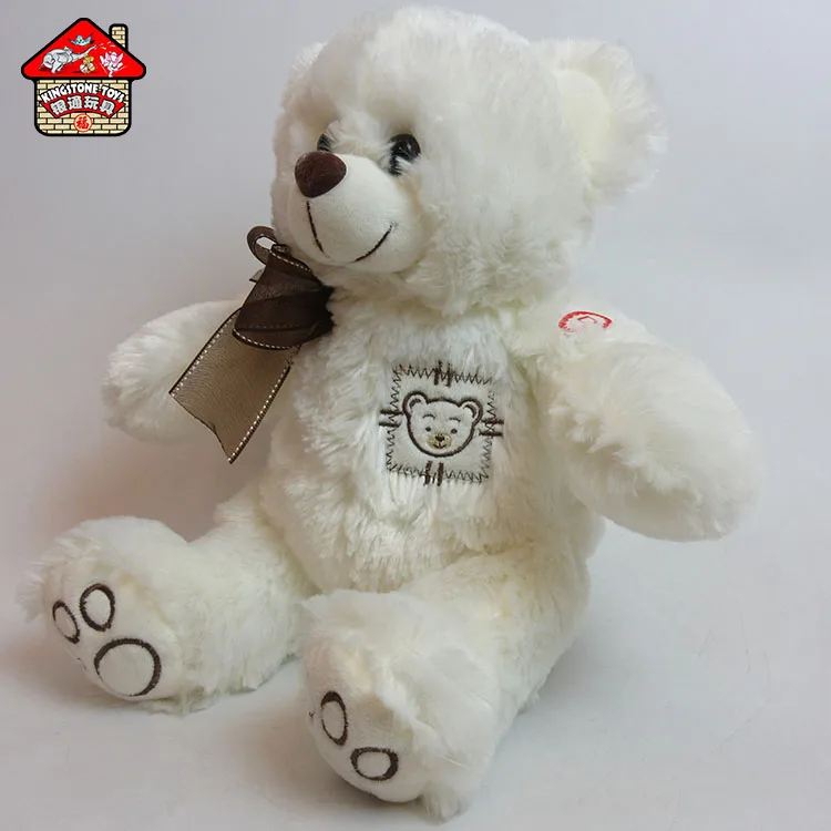 Free sample soft plush teddy bear with colorful changing led light doll toy for lovers